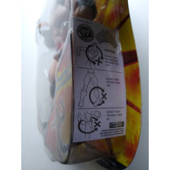 Triple H Action Figure Toy Flexems Jakks Pacific World Wrestling 2003 WWE SEALED - Picture 7 of 9